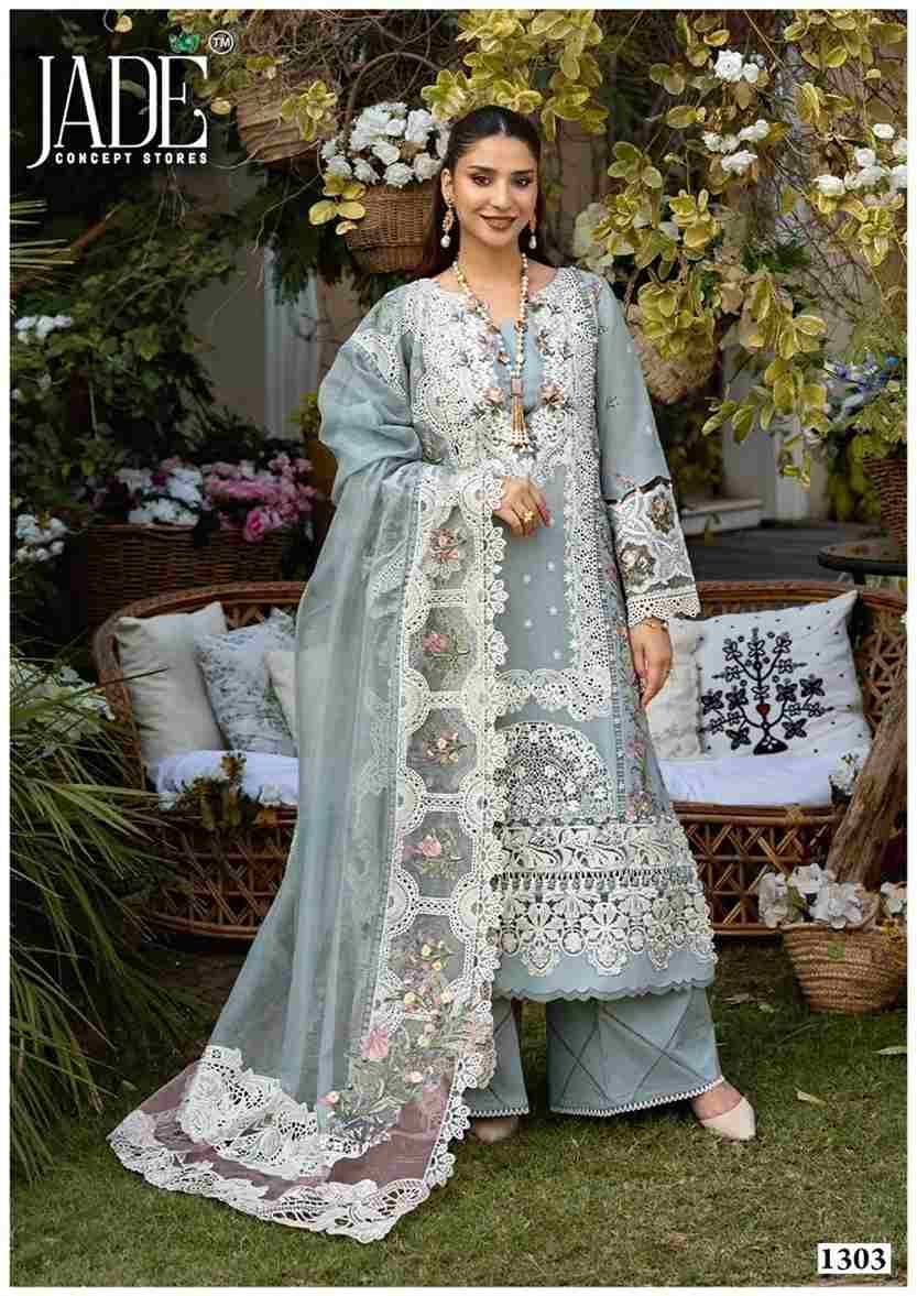 Bin Saeed Vol-13 By Jade 1301 To 1306 Series Beautiful Festive Suits Stylish Fancy Colorful Casual Wear & Ethnic Wear Pure Lawn Cotton Print Dresses At Wholesale Price