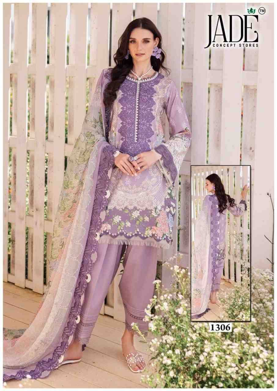 Bin Saeed Vol-13 By Jade 1301 To 1306 Series Beautiful Festive Suits Stylish Fancy Colorful Casual Wear & Ethnic Wear Pure Lawn Cotton Print Dresses At Wholesale Price