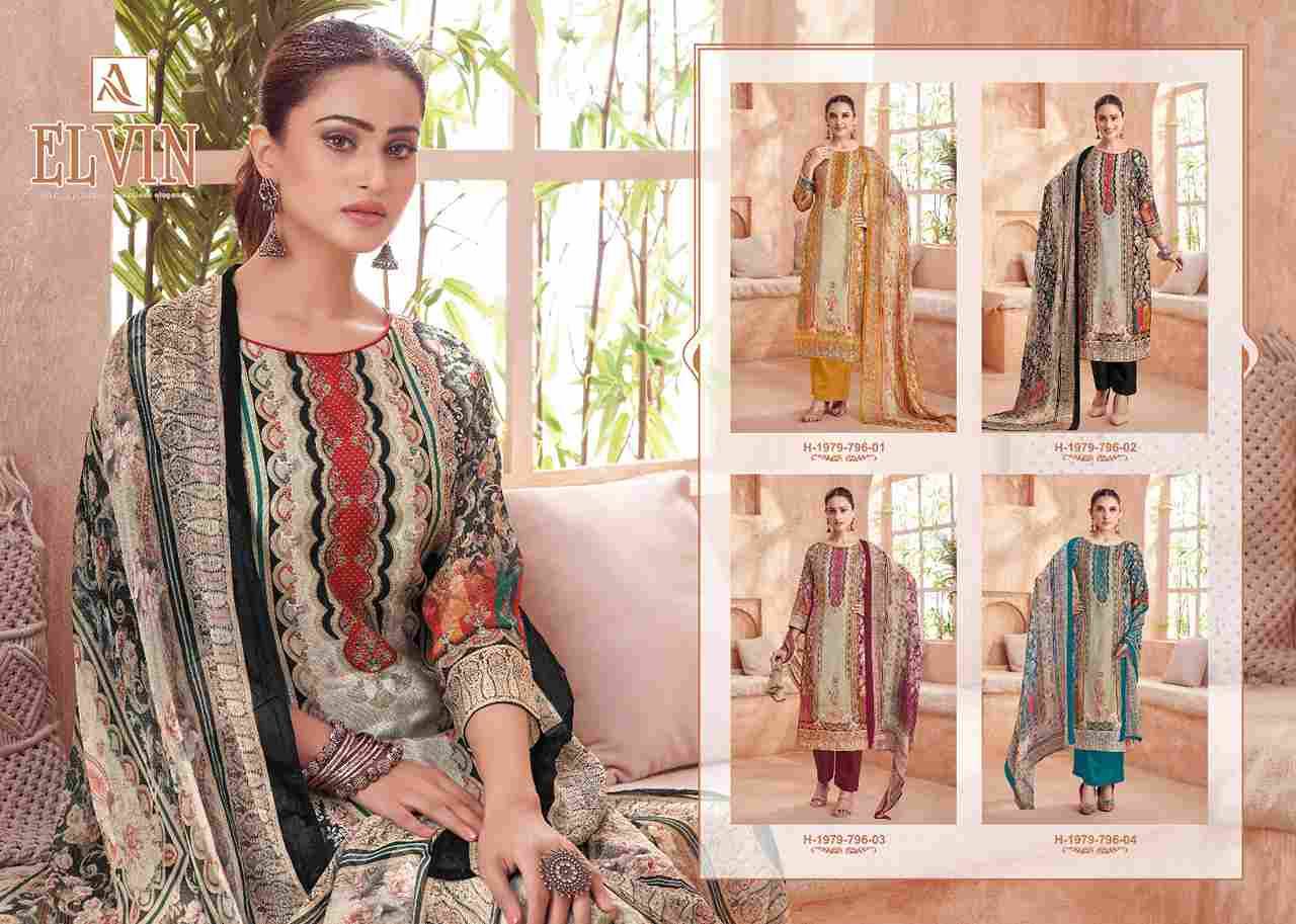 Elvin By Alok Suit 1979-796-01 To 1979-796-04 Series Beautiful Festive Suits Colorful Stylish Fancy Casual Wear & Ethnic Wear Viscose Muslin Dresses At Wholesale Price