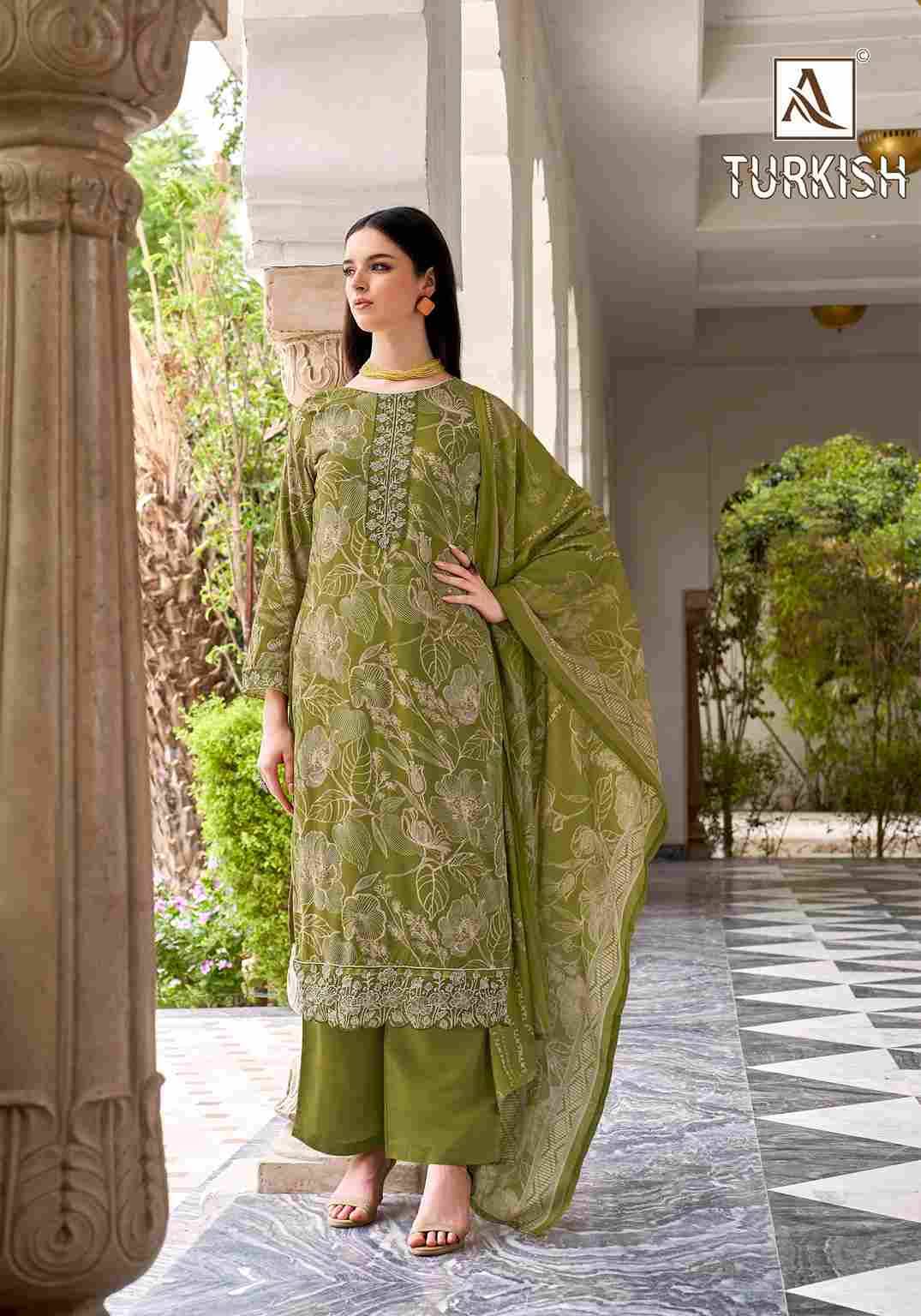 Turkish By Alok Suit 2024-850-01 To 2024-850-06 Series Beautiful Festive Suits Colorful Stylish Fancy Casual Wear & Ethnic Wear Viscose Rayon Dresses At Wholesale Price