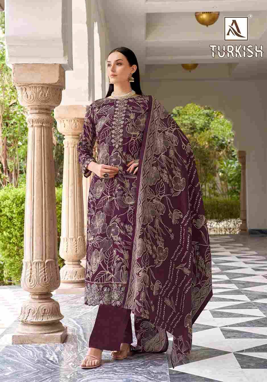 Turkish By Alok Suit 2024-850-01 To 2024-850-06 Series Beautiful Festive Suits Colorful Stylish Fancy Casual Wear & Ethnic Wear Viscose Rayon Dresses At Wholesale Price