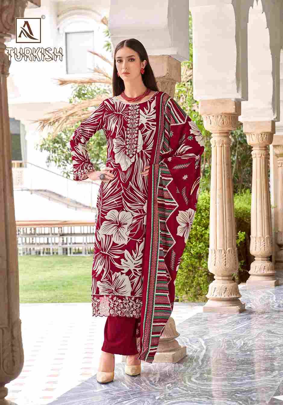 Turkish By Alok Suit 2024-850-01 To 2024-850-06 Series Beautiful Festive Suits Colorful Stylish Fancy Casual Wear & Ethnic Wear Viscose Rayon Dresses At Wholesale Price