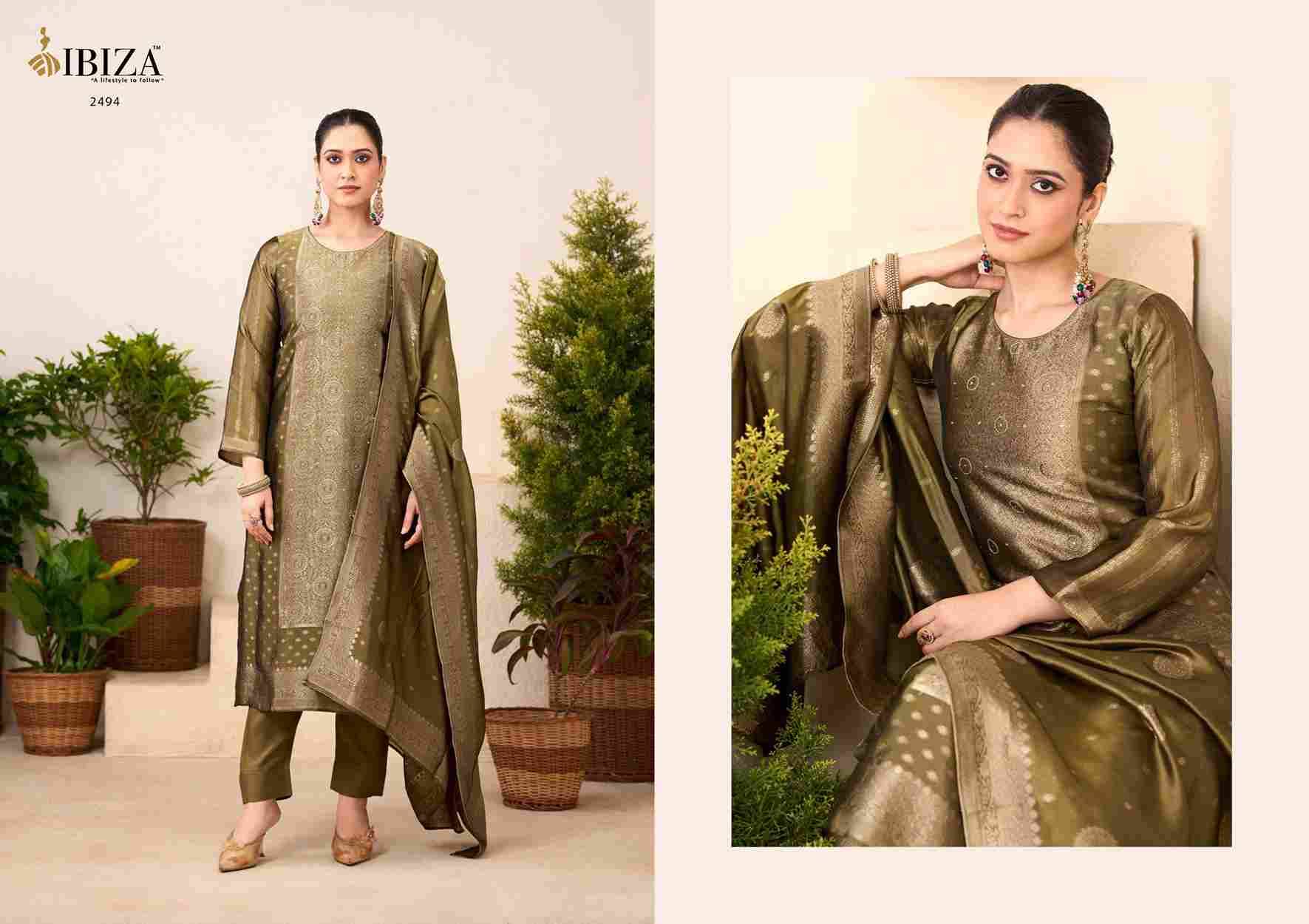 Samia Vol-2 By Ibiza 2491 To 2494 Series Designer Festive Suits Beautiful Fancy Stylish Colorful Party Wear & Occasional Wear Pure Bangalori Silk Jacquard Dresses At Wholesale Price
