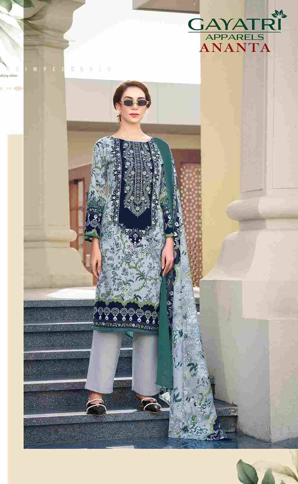 Ananta Vol-1 By Gayatri 1001 To 1008 Series Designer Stylish Fancy Colorful Beautiful Party Wear & Ethnic Wear Collection Cambric Cotton Dresses At Wholesale Price