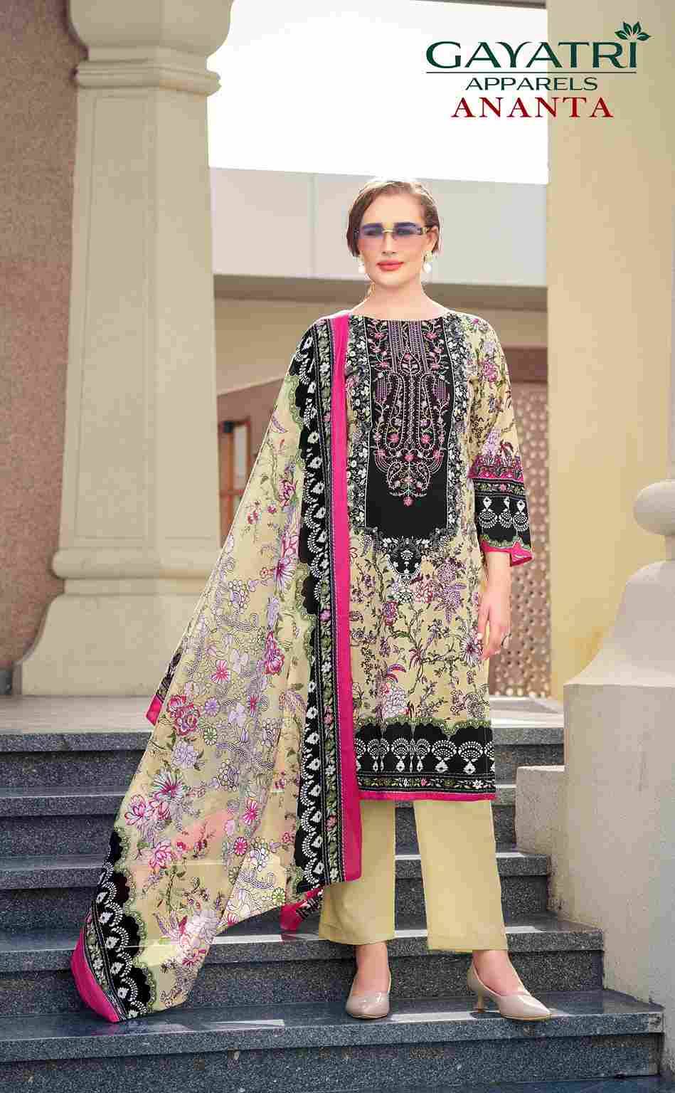 Ananta Vol-1 By Gayatri 1001 To 1008 Series Designer Stylish Fancy Colorful Beautiful Party Wear & Ethnic Wear Collection Cambric Cotton Dresses At Wholesale Price