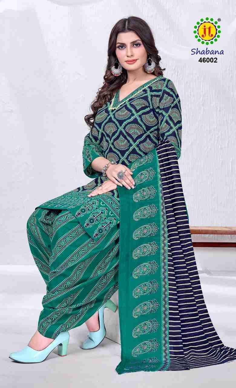 Shabana Vol-46 By JT 46001 To 46010 Series Beautiful Festive Suits Colorful Stylish Fancy Casual Wear & Ethnic Wear Cotton Dresses At Wholesale Price