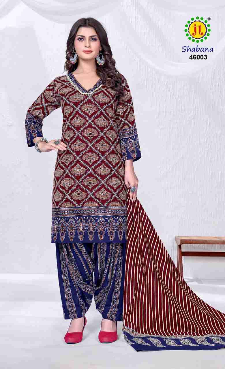 Shabana Vol-46 By JT 46001 To 46010 Series Beautiful Festive Suits Colorful Stylish Fancy Casual Wear & Ethnic Wear Cotton Dresses At Wholesale Price