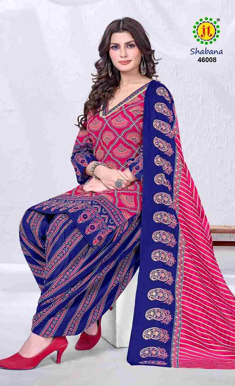 Shabana Vol-46 By JT 46001 To 46010 Series Beautiful Festive Suits Colorful Stylish Fancy Casual Wear & Ethnic Wear Cotton Dresses At Wholesale Price