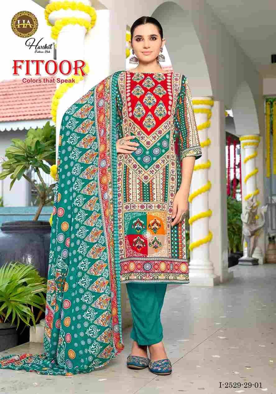 Fitoor By Harshit Fashion Hub 2529-29-01 To 2529-29-06 Series Beautiful Festive Suits Stylish Fancy Colorful Casual Wear & Ethnic Wear Pure Viscose Rayon Dresses At Wholesale Price
