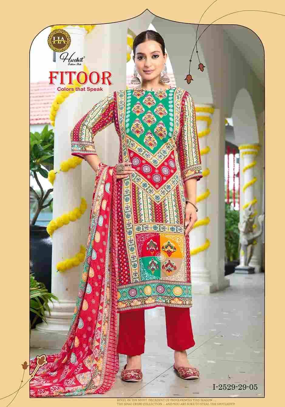 Fitoor By Harshit Fashion Hub 2529-29-01 To 2529-29-06 Series Beautiful Festive Suits Stylish Fancy Colorful Casual Wear & Ethnic Wear Pure Viscose Rayon Dresses At Wholesale Price