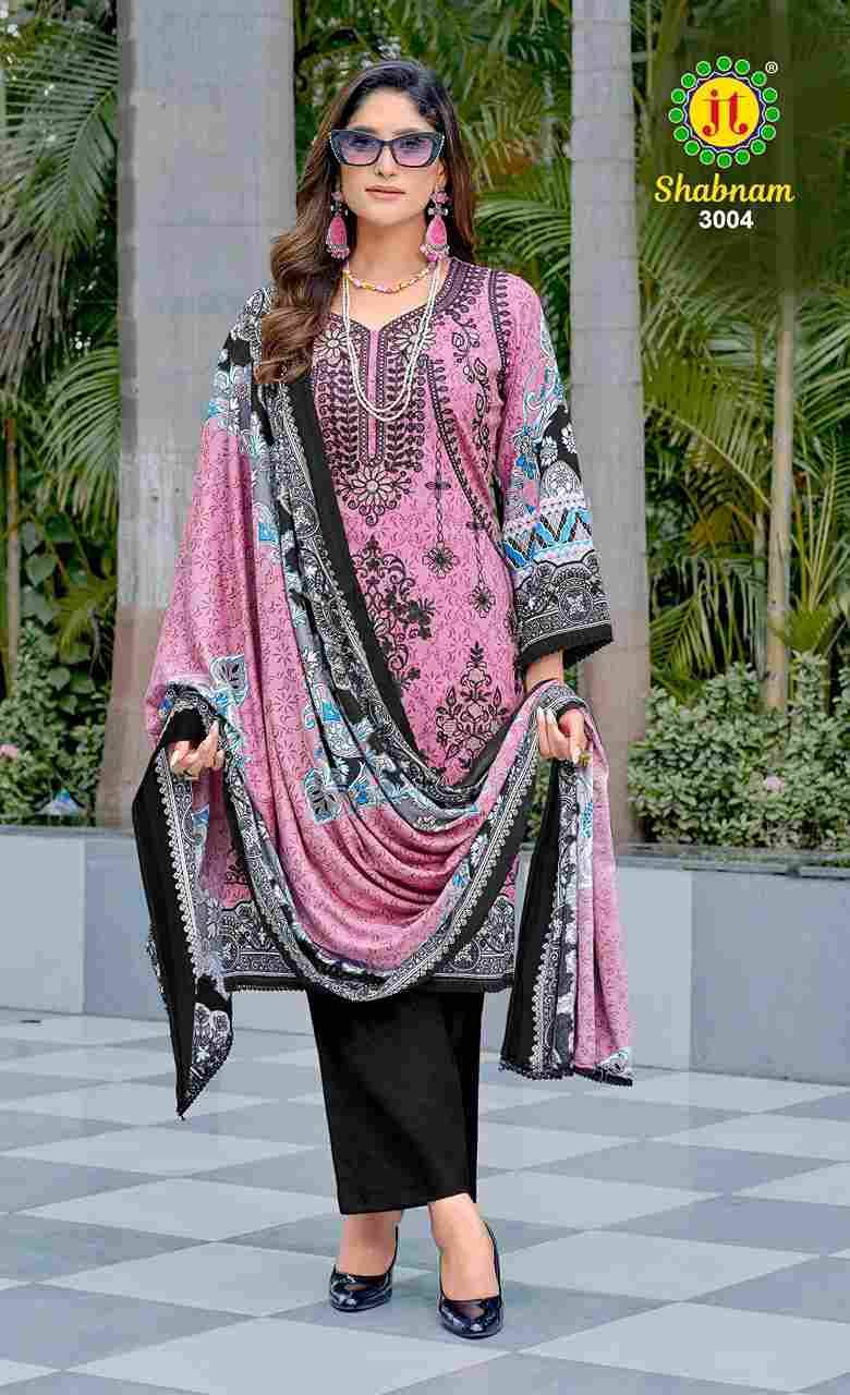 Shabnam Vol-3 By JT 3001 To 3005 Series Beautiful Festive Suits Colorful Stylish Fancy Casual Wear & Ethnic Wear Rayon Dresses At Wholesale Price