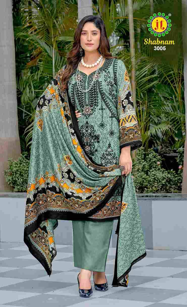 Shabnam Vol-3 By JT 3001 To 3005 Series Beautiful Festive Suits Colorful Stylish Fancy Casual Wear & Ethnic Wear Rayon Dresses At Wholesale Price