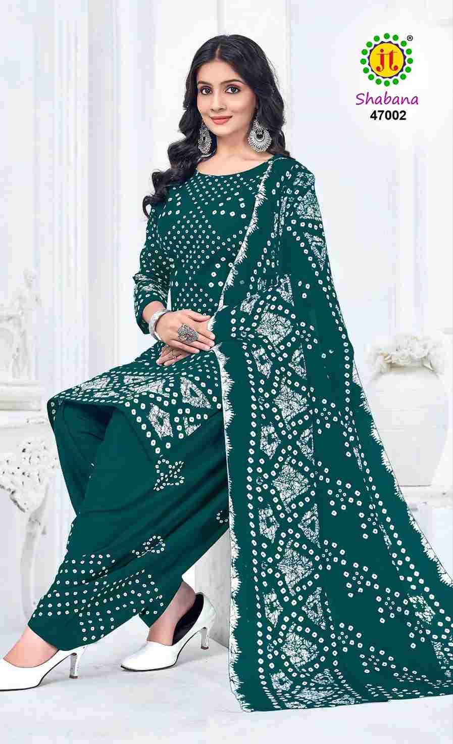 Shabana Vol-47 By JT 47001 To 47010 Series Beautiful Festive Suits Colorful Stylish Fancy Casual Wear & Ethnic Wear Cotton Dresses At Wholesale Price
