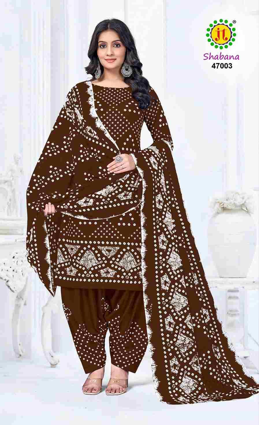 Shabana Vol-47 By JT 47001 To 47010 Series Beautiful Festive Suits Colorful Stylish Fancy Casual Wear & Ethnic Wear Cotton Dresses At Wholesale Price