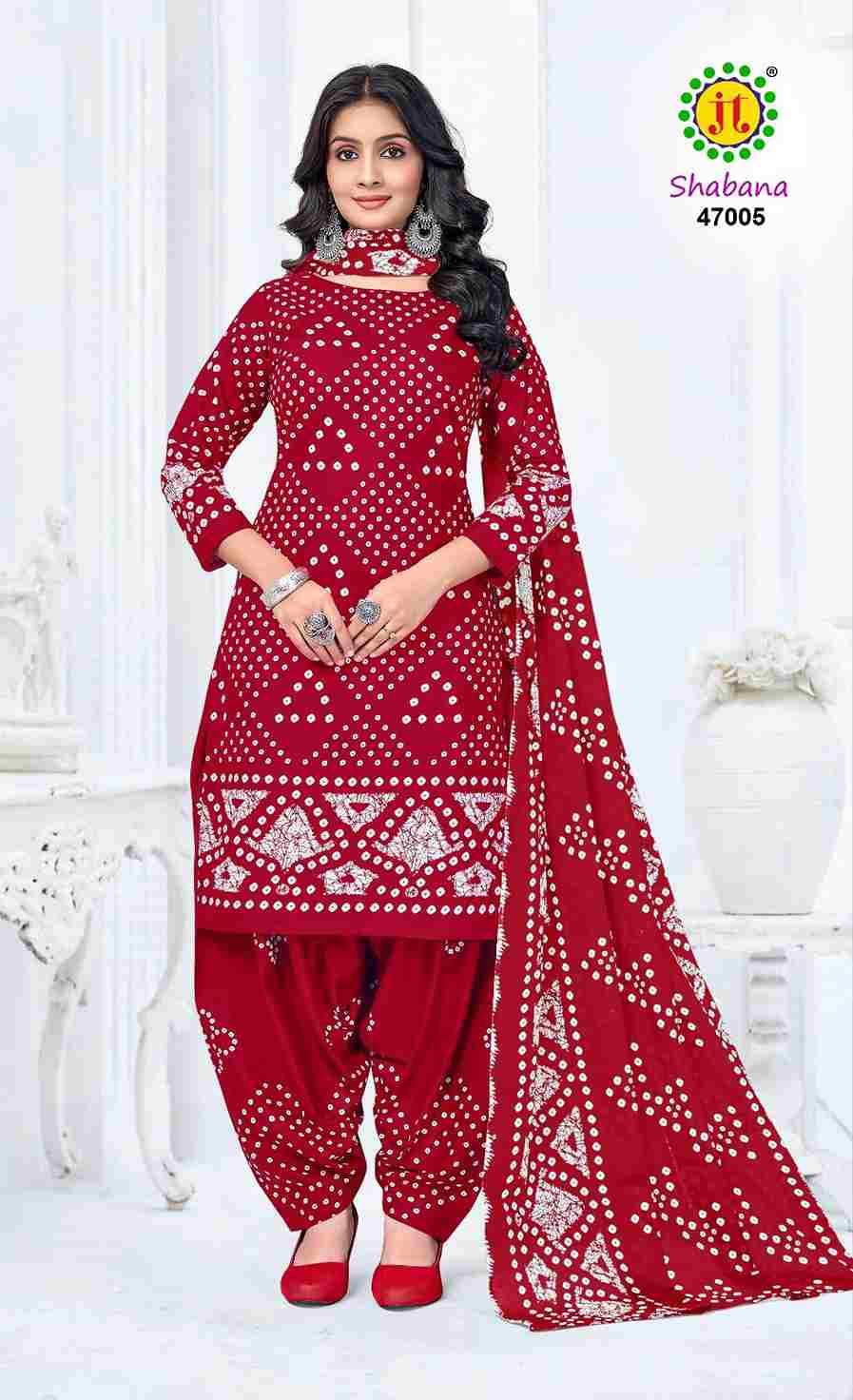 Shabana Vol-47 By JT 47001 To 47010 Series Beautiful Festive Suits Colorful Stylish Fancy Casual Wear & Ethnic Wear Cotton Dresses At Wholesale Price