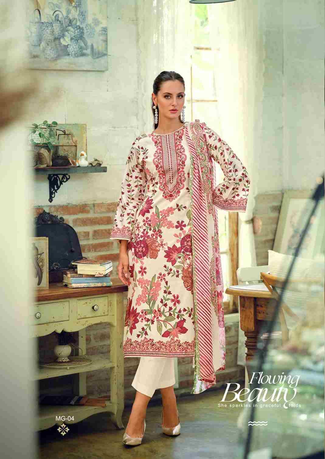 Mughal By Nisanka 01 To 06 Series Wholesale Designer Festive Suits Collection Beautiful Stylish Fancy Colorful Party Wear & Occasional Wear Pure Lawn Cotton Print Dresses At Wholesale Price