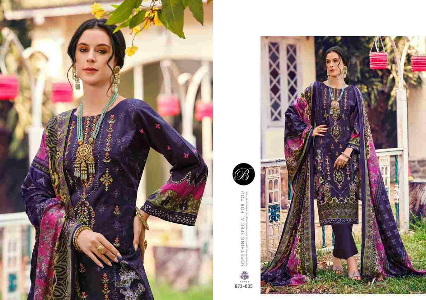 Chevron Vol-4 By Belliza 873-001 To 873-008 Series Beautiful Festive Suits Stylish Fancy Colorful Casual Wear & Ethnic Wear Pure Cotton Print Dresses At Wholesale Price