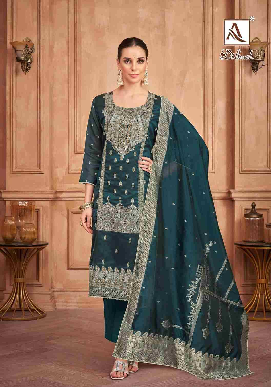Dilkash By Alok Suit 1793-001 To 1793-006 Series Beautiful Festive Suits Colorful Stylish Fancy Casual Wear & Ethnic Wear Jacquard Dresses At Wholesale Price