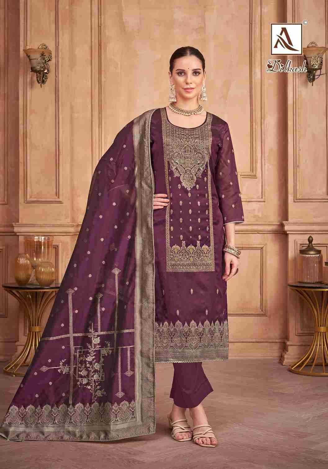 Dilkash By Alok Suit 1793-001 To 1793-006 Series Beautiful Festive Suits Colorful Stylish Fancy Casual Wear & Ethnic Wear Jacquard Dresses At Wholesale Price