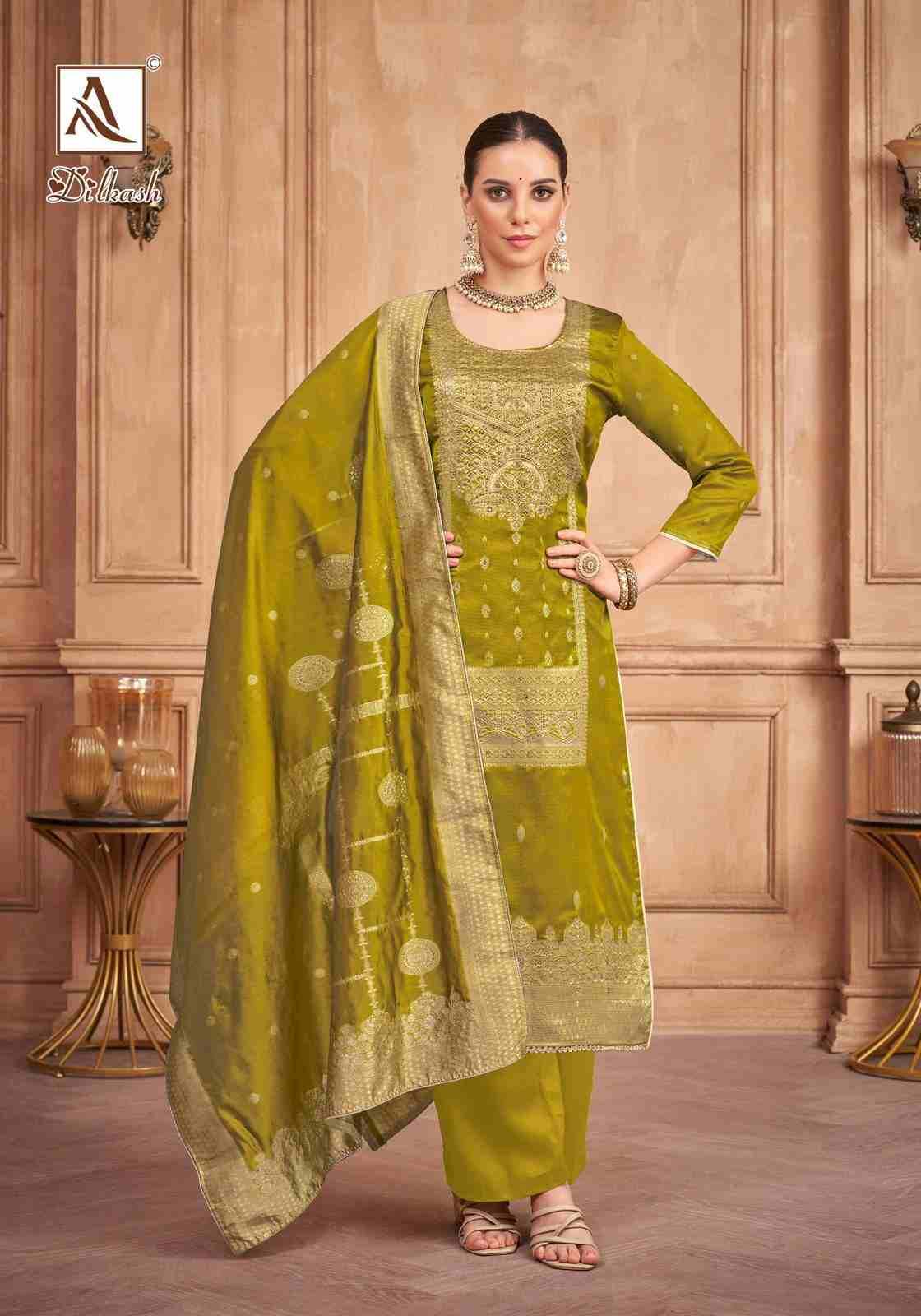 Dilkash By Alok Suit 1793-001 To 1793-006 Series Beautiful Festive Suits Colorful Stylish Fancy Casual Wear & Ethnic Wear Jacquard Dresses At Wholesale Price