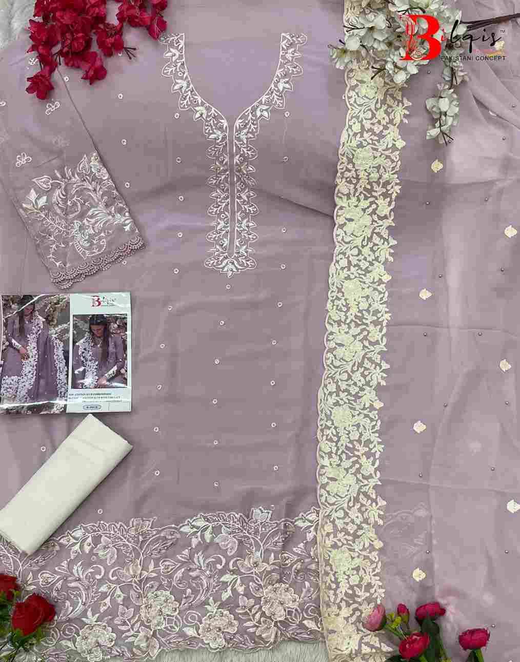 Bilqis 203 Colours By Bilqis 203-A To 203-D Series Beautiful Pakistani Suits Stylish Fancy Colorful Party Wear & Occasional Wear Faux Georgette Embroidery Dresses At Wholesale Price