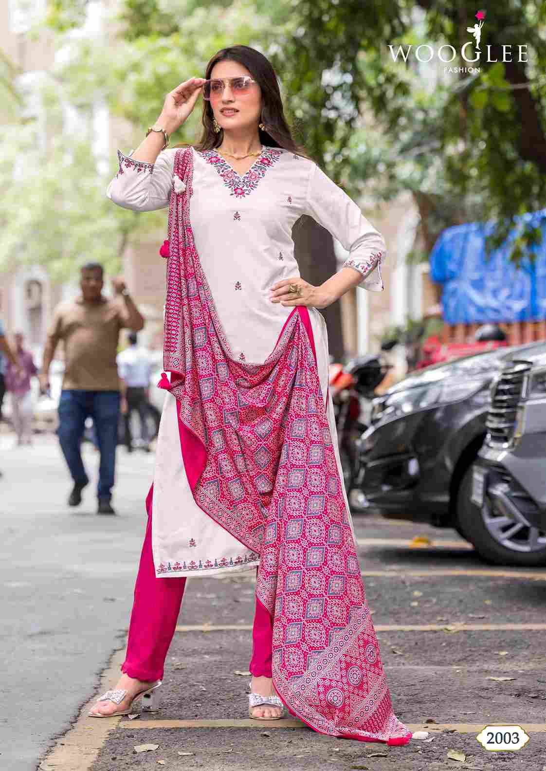 Nagma By Wooglee 2001 To 2004 Series Designer Festive Suits Beautiful Fancy Stylish Colorful Party Wear & Occasional Wear Viscose Dresses At Wholesale Price