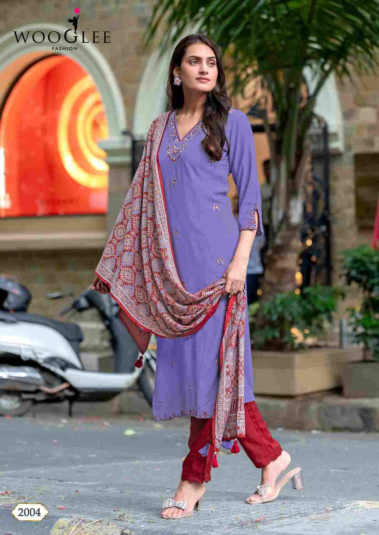 Nagma By Wooglee 2001 To 2004 Series Designer Festive Suits Beautiful Fancy Stylish Colorful Party Wear & Occasional Wear Viscose Dresses At Wholesale Price