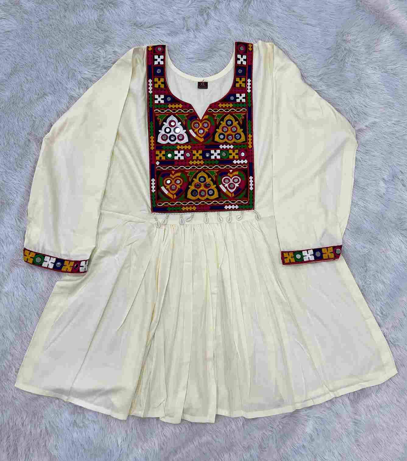 Navratri Tops By Kaamiri 01 To 05 Series Designer Stylish Fancy Colorful Beautiful Party Wear & Ethnic Wear Collection Rayon Tops At Wholesale Price