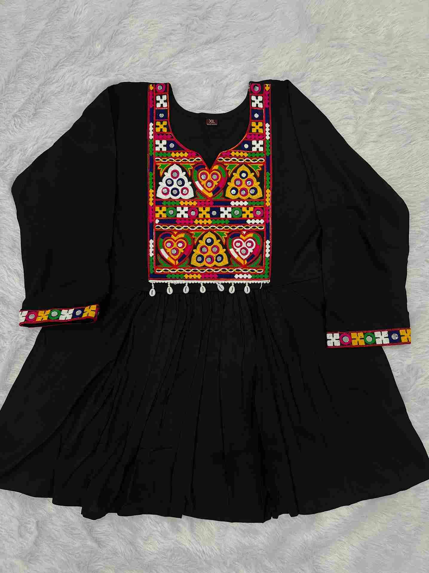 Navratri Tops By Kaamiri 01 To 05 Series Designer Stylish Fancy Colorful Beautiful Party Wear & Ethnic Wear Collection Rayon Tops At Wholesale Price