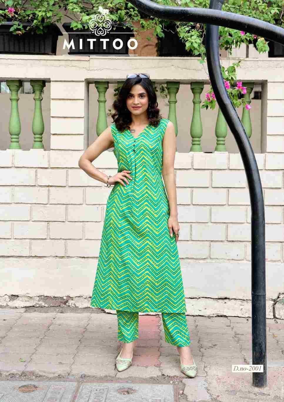 Saffron By Mittoo 2001 To 2006 Series Designer Stylish Fancy Colorful Beautiful Party Wear & Ethnic Wear Collection Rayon Print Co-Ord At Wholesale Price