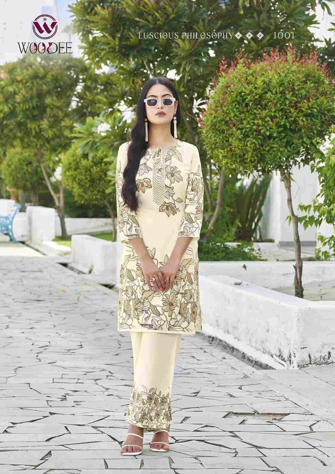 Belliza By Woodee 1001 To 1006 Series Designer Stylish Fancy Colorful Beautiful Party Wear & Ethnic Wear Collection Rayon Print Co-Ord At Wholesale Price