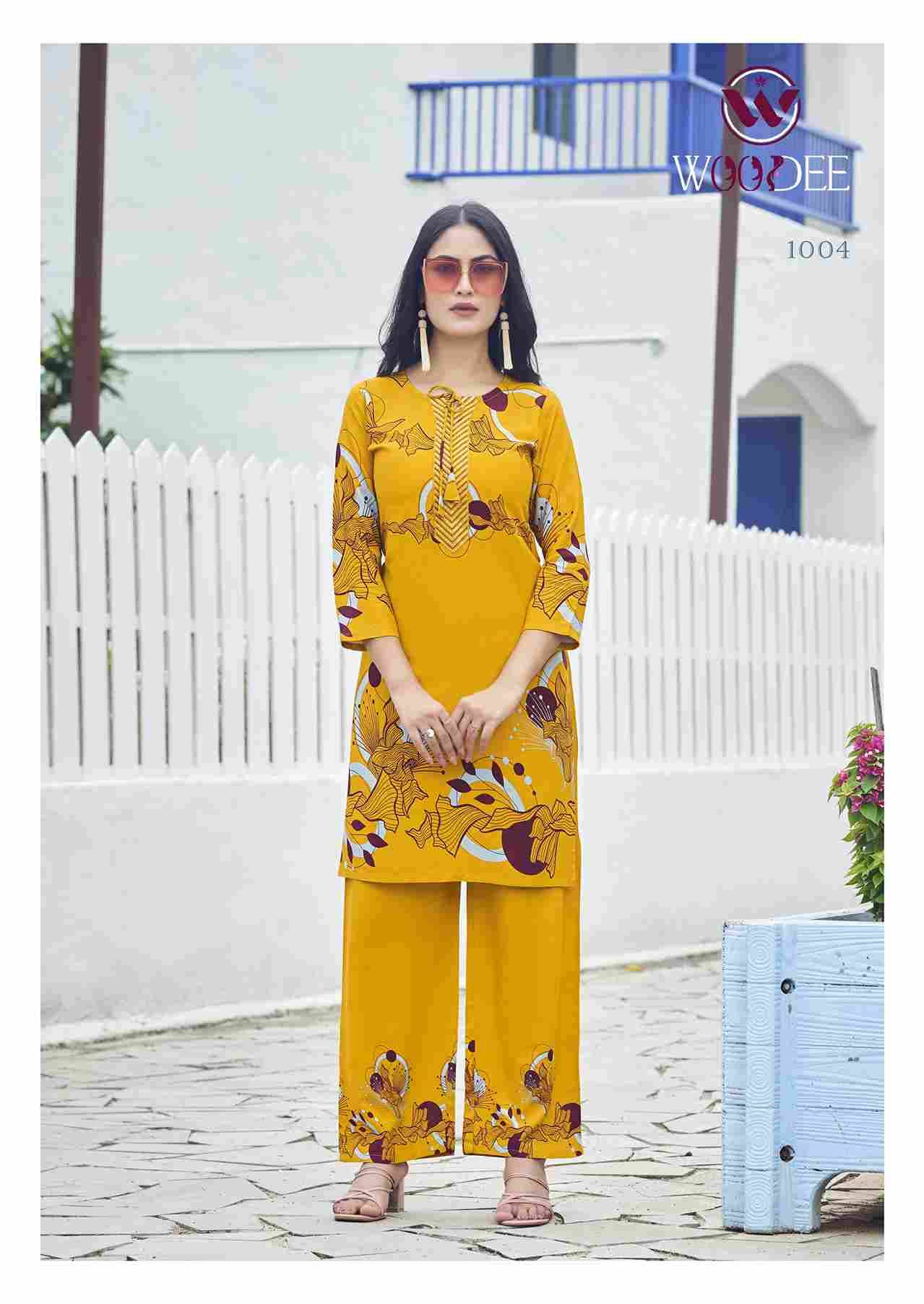 Belliza By Woodee 1001 To 1006 Series Designer Stylish Fancy Colorful Beautiful Party Wear & Ethnic Wear Collection Rayon Print Co-Ord At Wholesale Price