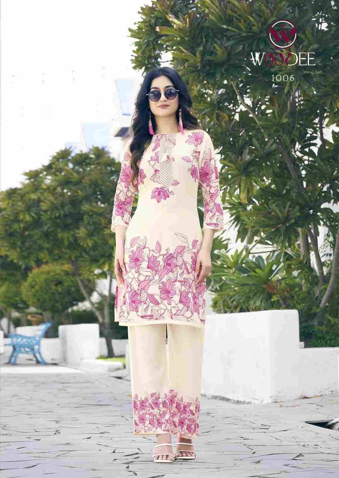Belliza By Woodee 1001 To 1006 Series Designer Stylish Fancy Colorful Beautiful Party Wear & Ethnic Wear Collection Rayon Print Co-Ord At Wholesale Price