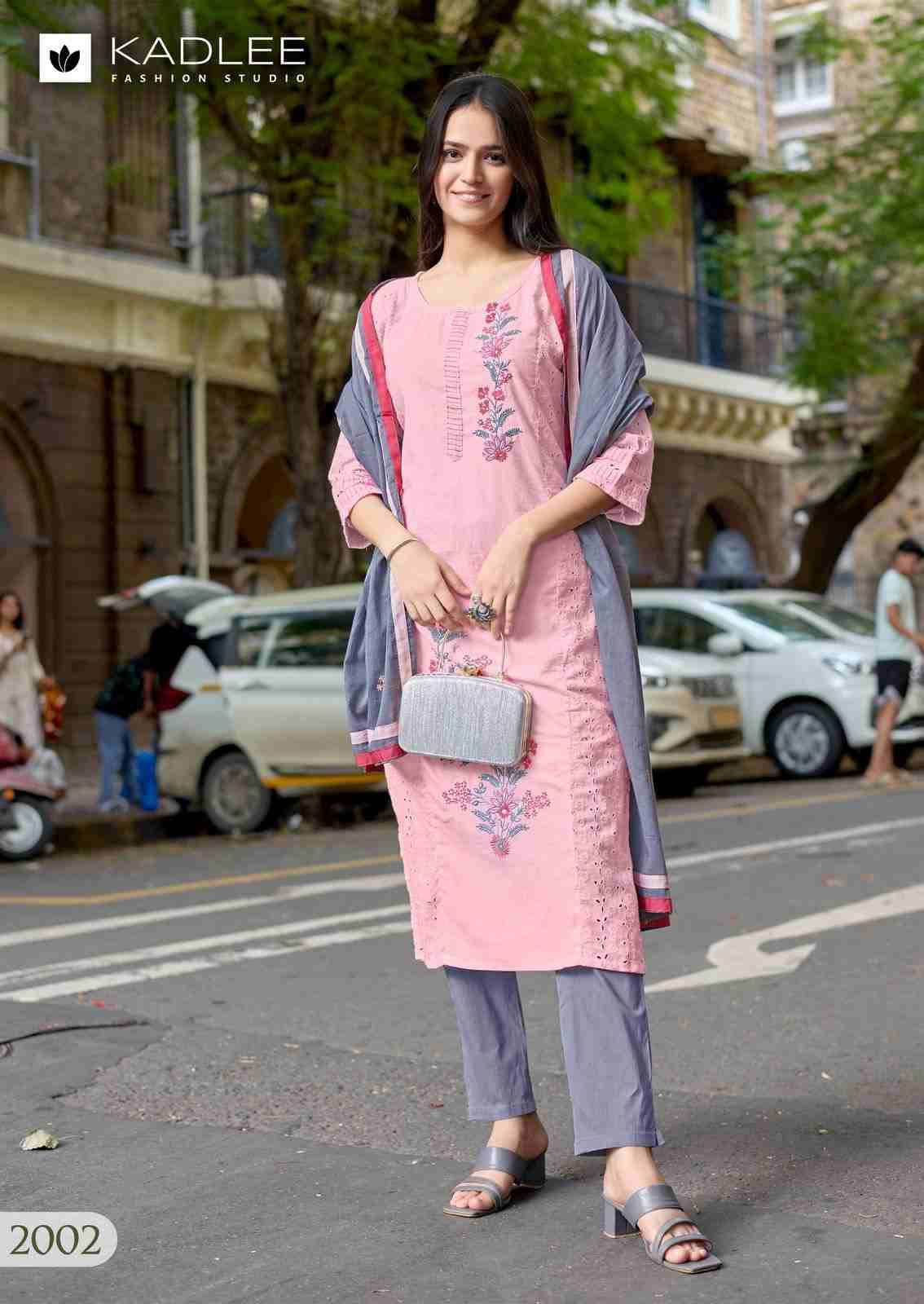 Roohi By Kadlee 2001 To 2004 Series Beautiful Festive Suits Colorful Stylish Fancy Casual Wear & Ethnic Wear Pure Cotton With Work Dresses At Wholesale Price