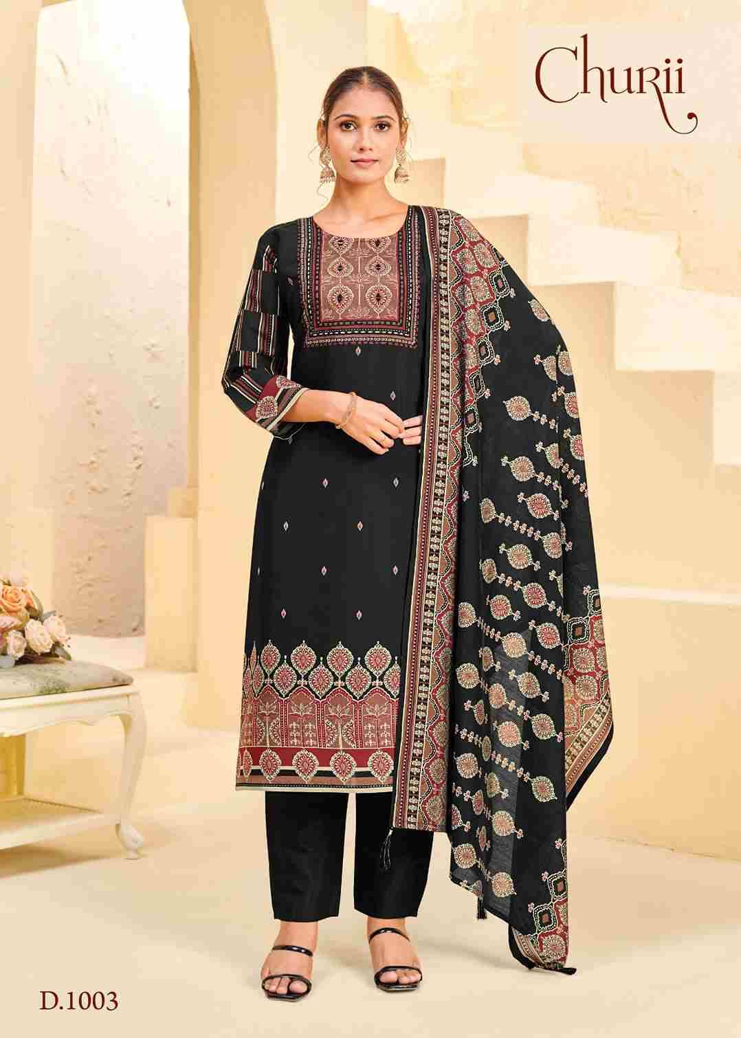 Coral Bells By Churii 1001 To 1004 Series Beautiful Festive Suits Colorful Stylish Fancy Casual Wear & Ethnic Wear Viscose Silk Dresses At Wholesale Price