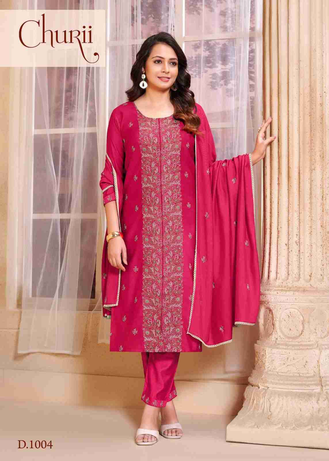Lotus By Churii 1001 To 1004 Series Beautiful Festive Suits Colorful Stylish Fancy Casual Wear & Ethnic Wear Viscose Vatican Dresses At Wholesale Price