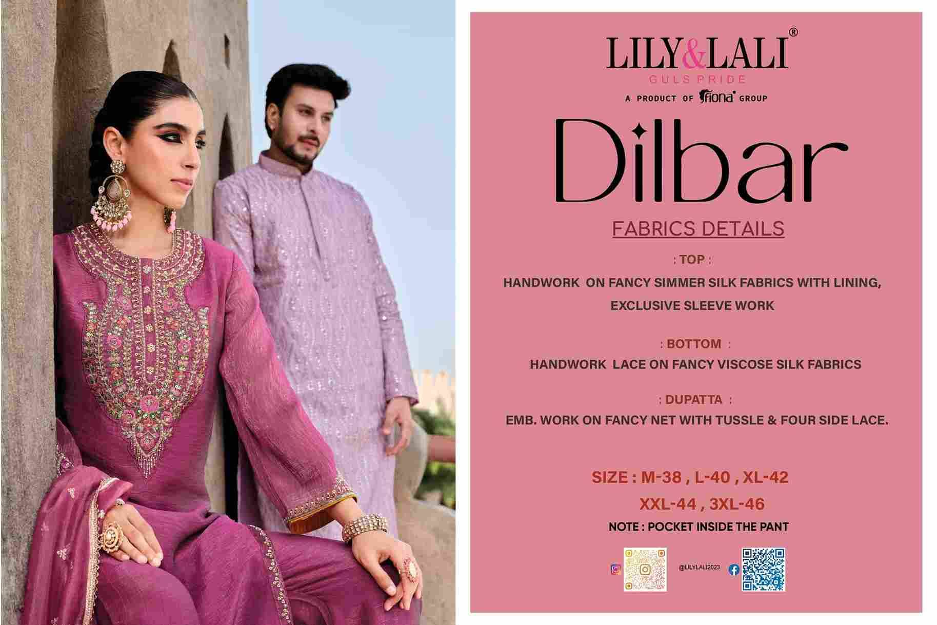 Dilbar By Lily And Lali 26951 To 26954 Series Beautiful Festive Suits Colorful Stylish Fancy Casual Wear & Ethnic Wear Simmer Silk Embroidery Dresses At Wholesale Price