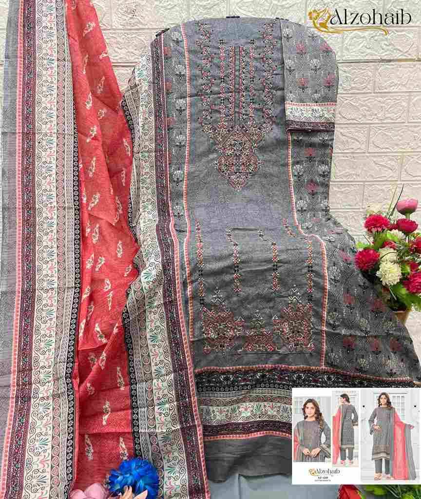Noor Vol-2 By Alzohaib Beautiful Pakistani Suits Stylish Fancy Colorful Party Wear & Occasional Wear Pure Cotton Print Dresses At Wholesale Price