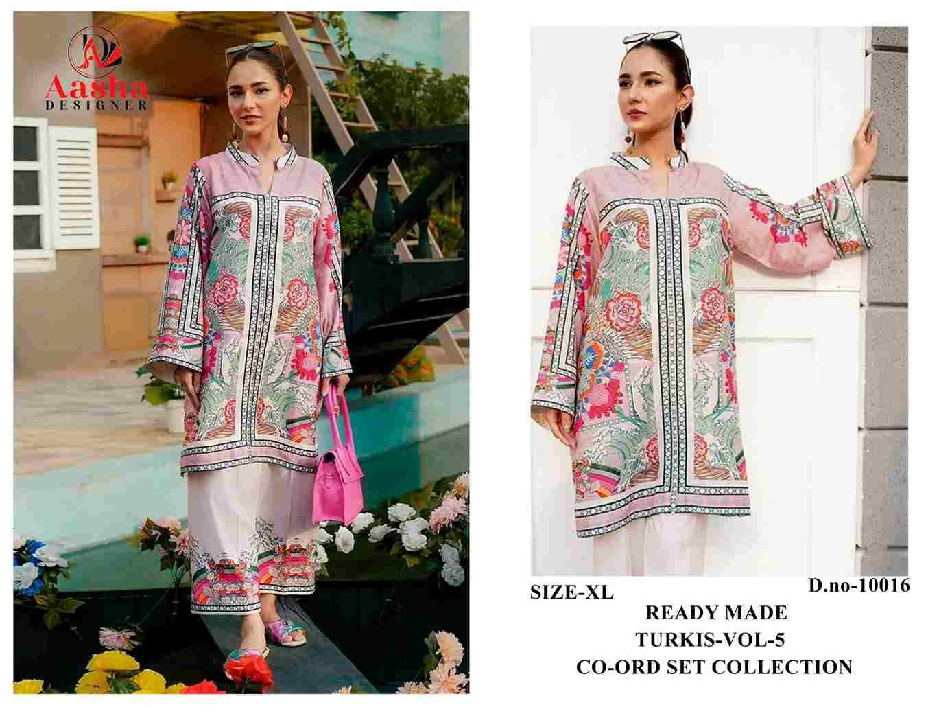 Turkis Vol-5 By Aasha Designer 10016 To 10019 Series Designer Stylish Fancy Colorful Beautiful Casual Wear & Ethnic Wear Modal Satin Co-Ords At Wholesale Price
