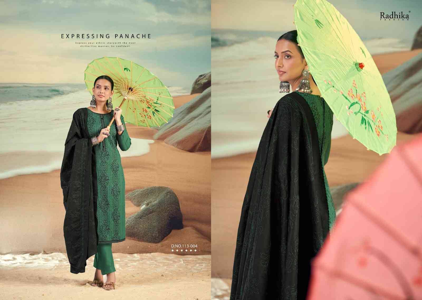 Blossom Vol-16 By Radhika Fashion 113-001 To 113-004 Series Beautiful Stylish Festive Suits Fancy Colorful Casual Wear & Ethnic Wear & Ready To Wear Pure Cotton Print Dresses At Wholesale Price