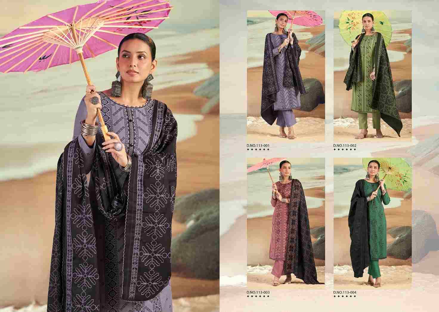 Blossom Vol-16 By Radhika Fashion 113-001 To 113-004 Series Beautiful Stylish Festive Suits Fancy Colorful Casual Wear & Ethnic Wear & Ready To Wear Pure Cotton Print Dresses At Wholesale Price