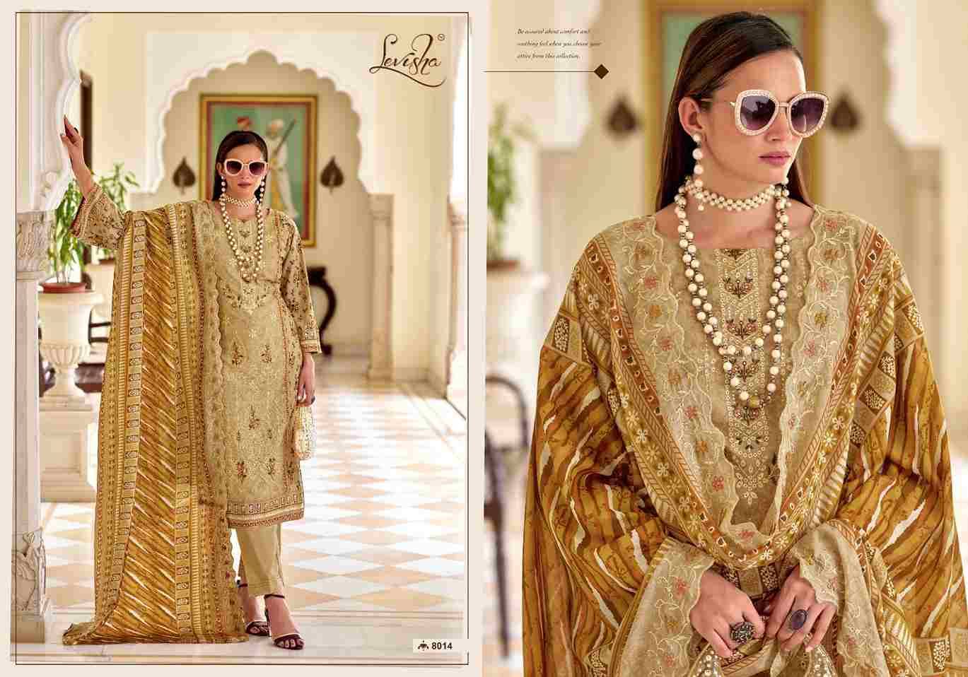 Madhubala Vol-8 By Levisha 8013 To 8018 Series Festive Suits Beautiful Fancy Colorful Stylish Party Wear & Occasional Wear Cambric Lawn Cotton Dresses At Wholesale Price