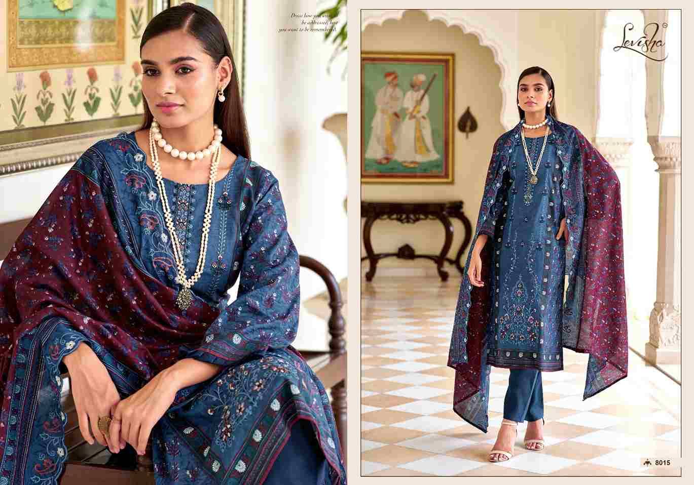 Madhubala Vol-8 By Levisha 8013 To 8018 Series Festive Suits Beautiful Fancy Colorful Stylish Party Wear & Occasional Wear Cambric Lawn Cotton Dresses At Wholesale Price