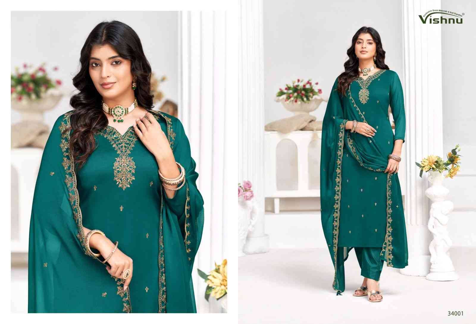 Shaheen Vol-2 By Vishnu 34001 To 34012 Series Beautiful Stylish Festive Suits Fancy Colorful Casual Wear & Ethnic Wear & Ready To Wear Rangoli Blooming Dresses At Wholesale Price