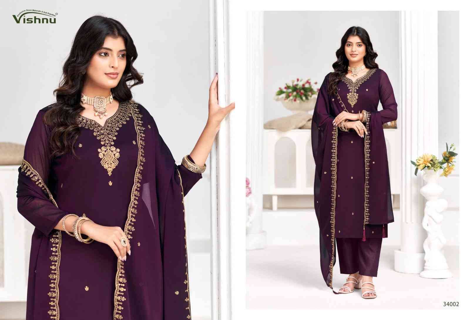 Shaheen Vol-2 By Vishnu 34001 To 34012 Series Beautiful Stylish Festive Suits Fancy Colorful Casual Wear & Ethnic Wear & Ready To Wear Rangoli Blooming Dresses At Wholesale Price