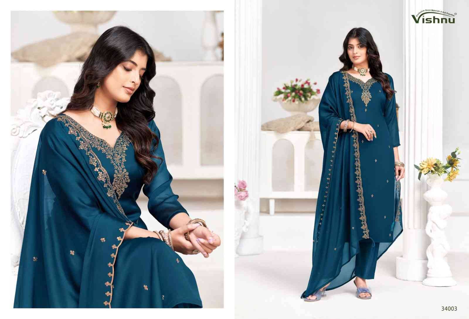 Shaheen Vol-2 By Vishnu 34001 To 34012 Series Beautiful Stylish Festive Suits Fancy Colorful Casual Wear & Ethnic Wear & Ready To Wear Rangoli Blooming Dresses At Wholesale Price