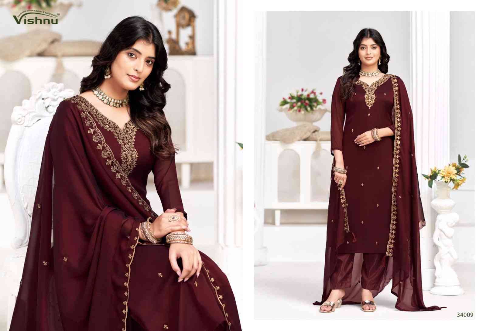 Shaheen Vol-2 By Vishnu 34001 To 34012 Series Beautiful Stylish Festive Suits Fancy Colorful Casual Wear & Ethnic Wear & Ready To Wear Rangoli Blooming Dresses At Wholesale Price