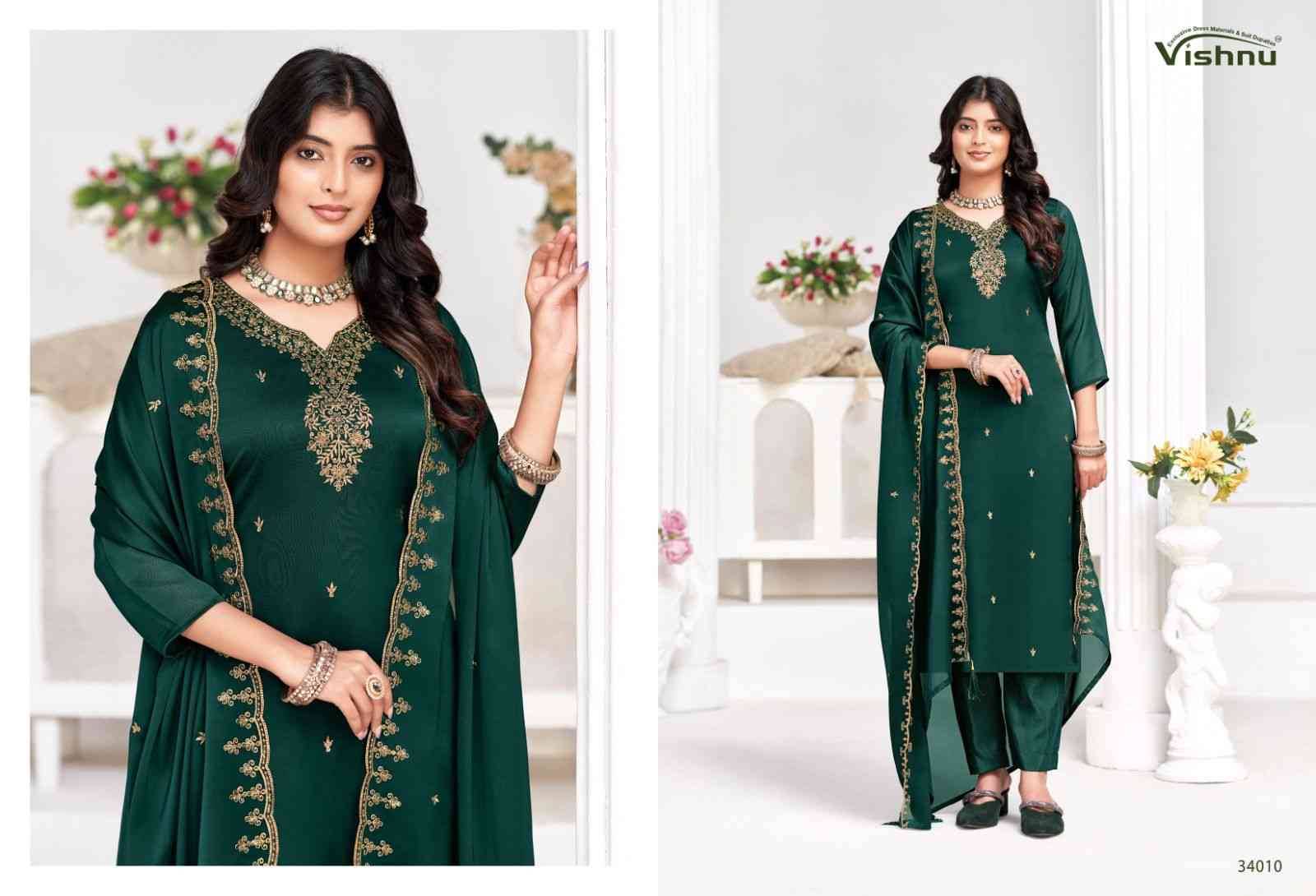 Shaheen Vol-2 By Vishnu 34001 To 34012 Series Beautiful Stylish Festive Suits Fancy Colorful Casual Wear & Ethnic Wear & Ready To Wear Rangoli Blooming Dresses At Wholesale Price