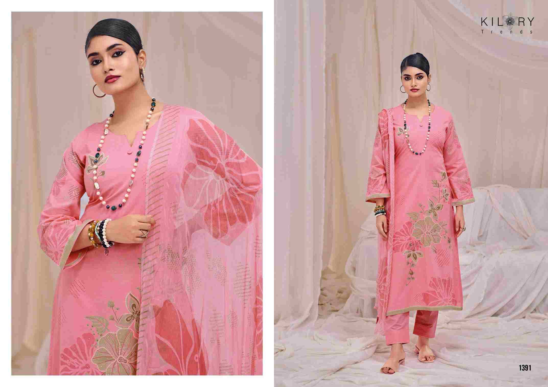 Qirat By Kilory 1391 To 1394 Series Designer Festive Suits Beautiful Fancy Colorful Stylish Party Wear & Occasional Wear Pure Lawn Cotton Dresses At Wholesale Price