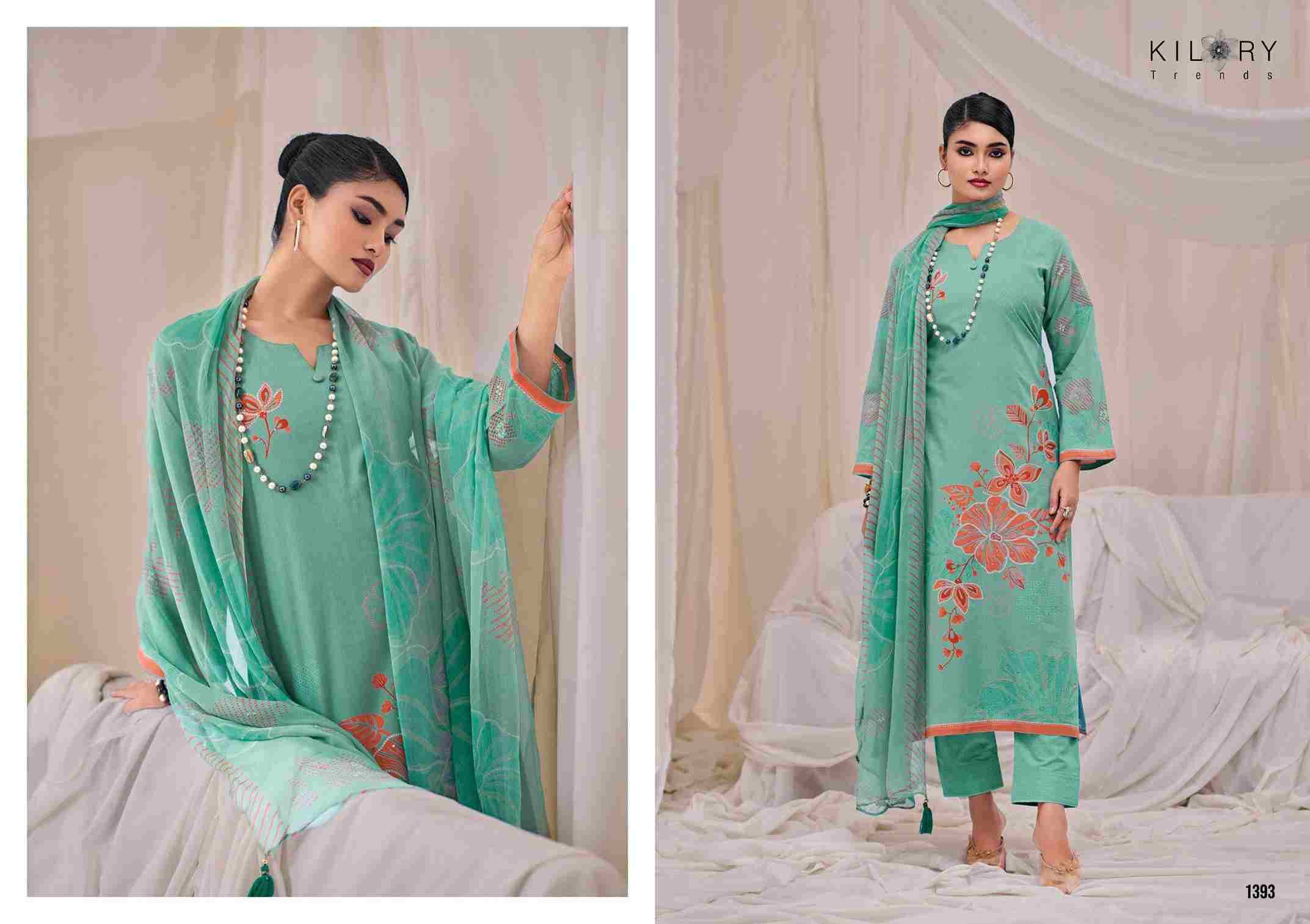 Qirat By Kilory 1391 To 1394 Series Designer Festive Suits Beautiful Fancy Colorful Stylish Party Wear & Occasional Wear Pure Lawn Cotton Dresses At Wholesale Price
